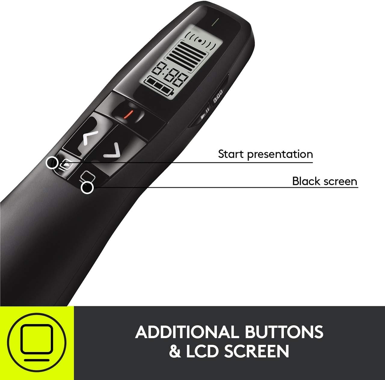 Logitech Wireless Presenter R800 Wireless Presentation Clicker Remote