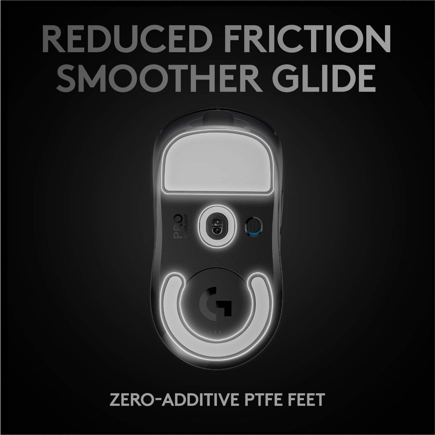 Logitech G PRO X SUPERLIGHT Wireless Gaming Mouse - Black