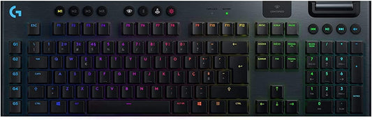 Logitech G915 Wireless Mechanical Gaming Keyboard -Tactile, Black