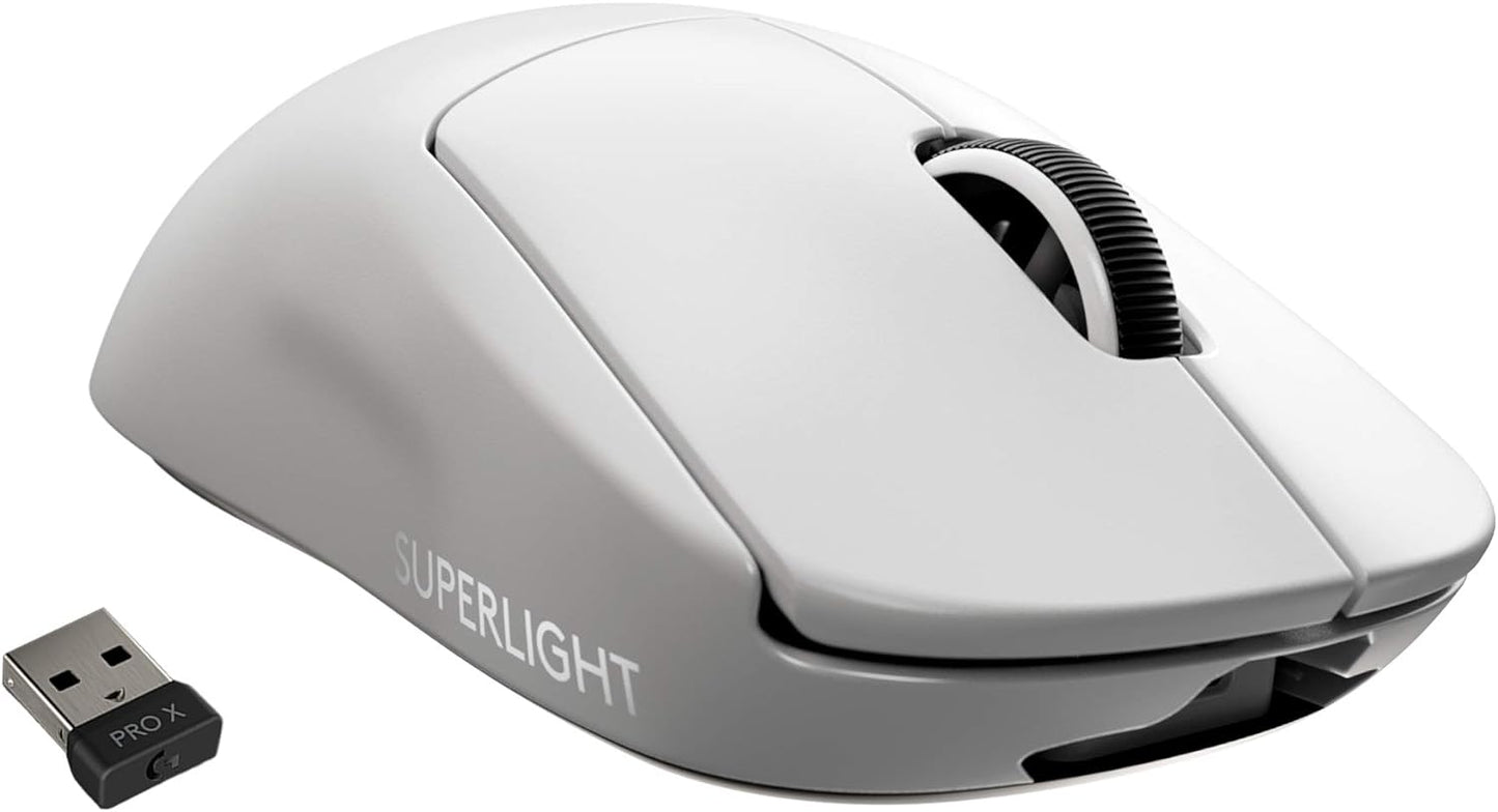 Logitech G PRO X SUPERLIGHT Wireless Gaming Mouse- White