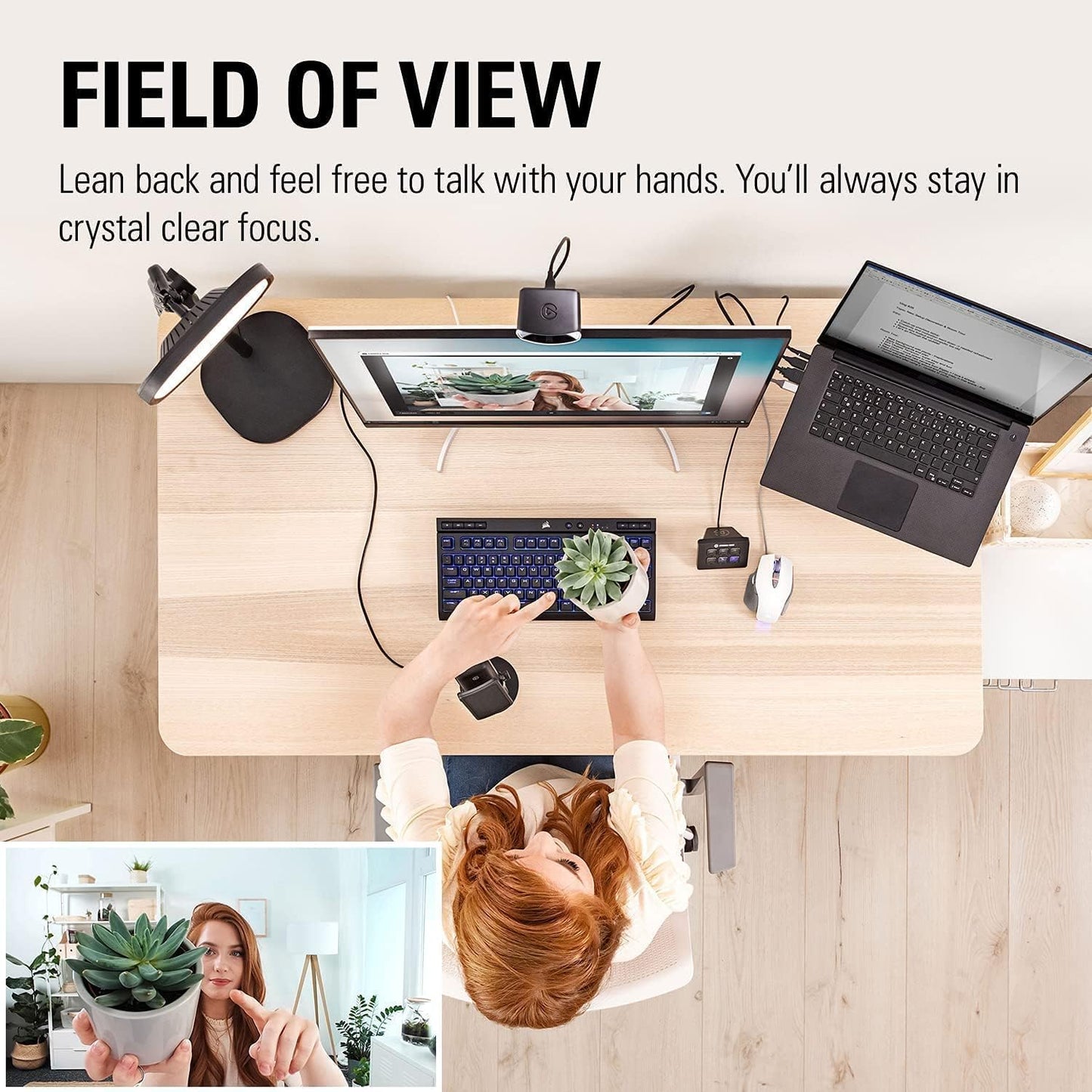 Elgato Facecam - 1080p60 True Full HD Webcam for Live Streaming, Gaming, Video Calls, Sony Sensor, Light Correction, DSLR Style Control, Works with OBS, Zoom, Teams, and more, for PC/Mac