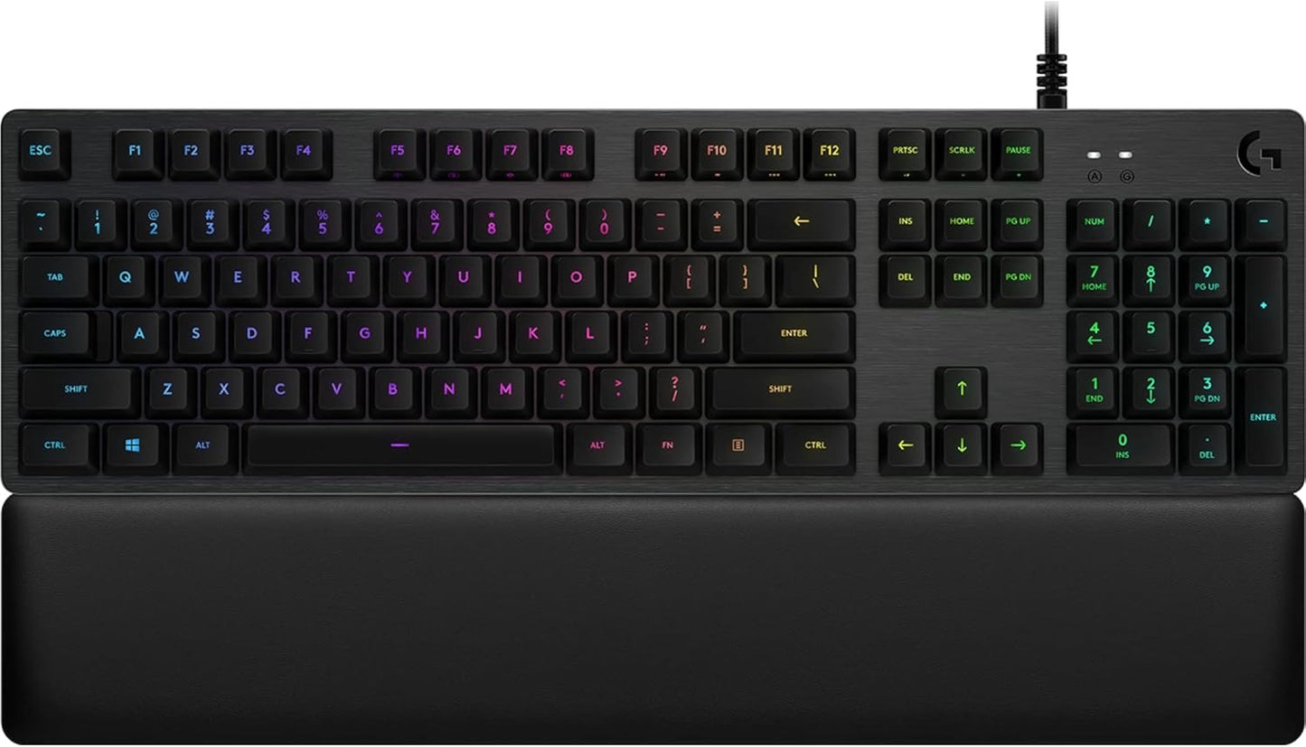 Logitech G513 CARBON LIGHTSYNC RGB Mechanical Gaming Keyboard  (Linear)