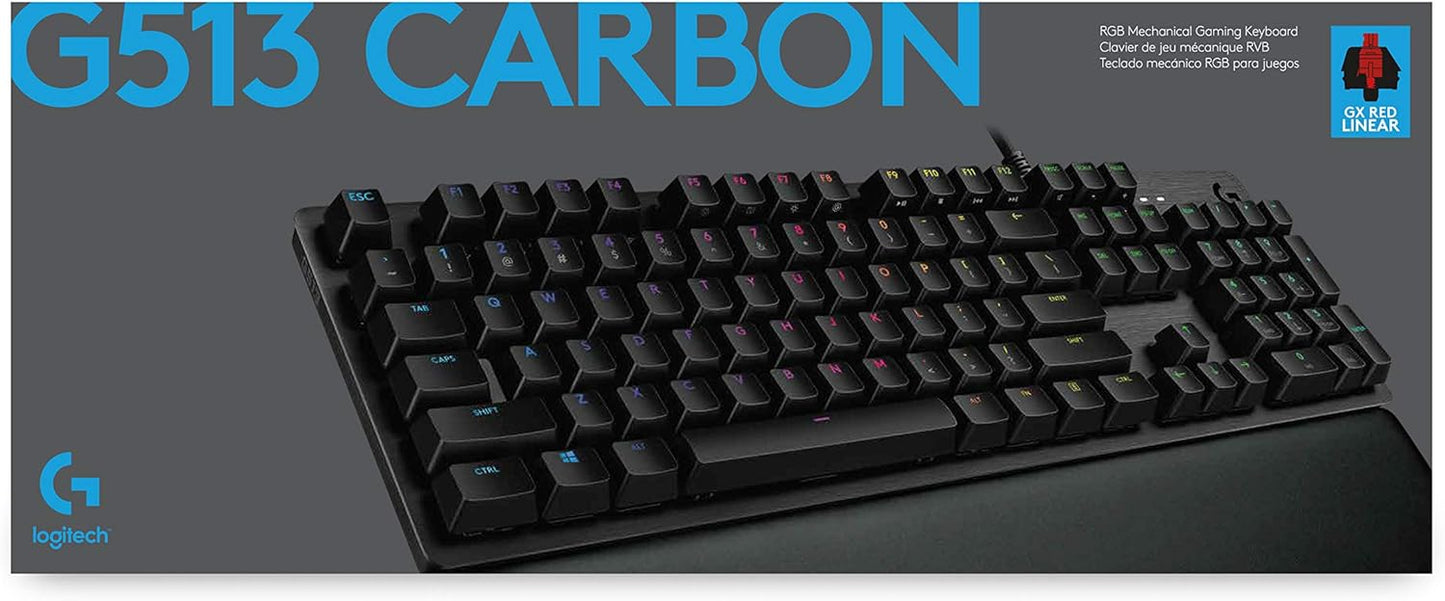 Logitech G513 LIGHTSYNC RGB Mechanical Gaming Keyboard