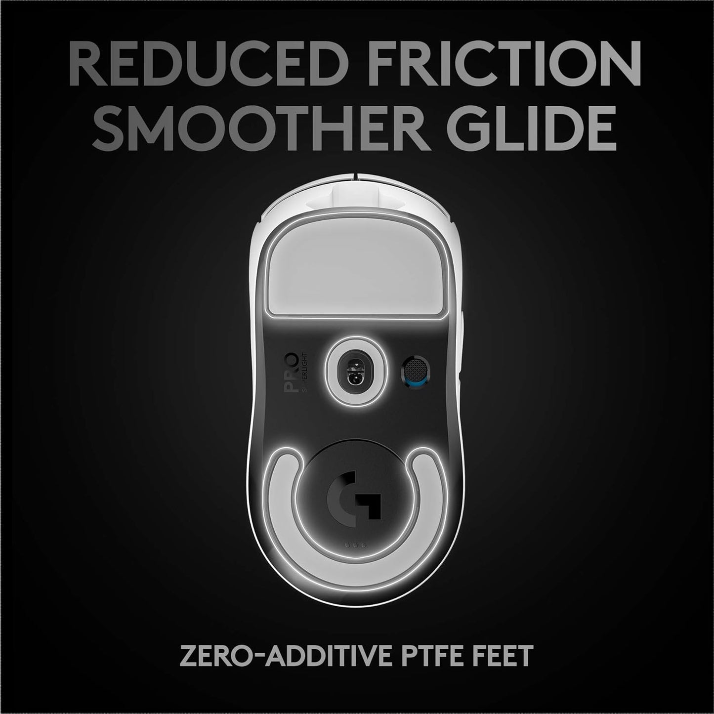 Logitech G PRO X SUPERLIGHT Wireless Gaming Mouse- White