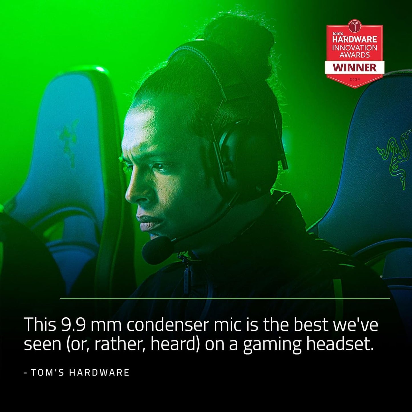 Razer BlackShark V2 Pro Wireless Gaming Headset 2023 Edition: Detachable Mic - Pro-Tuned FPS Profiles - 50mm Drivers - Noise-Isolating Earcups w/Ultra-Soft Memory Foam - 70 Hr Battery Life - Black