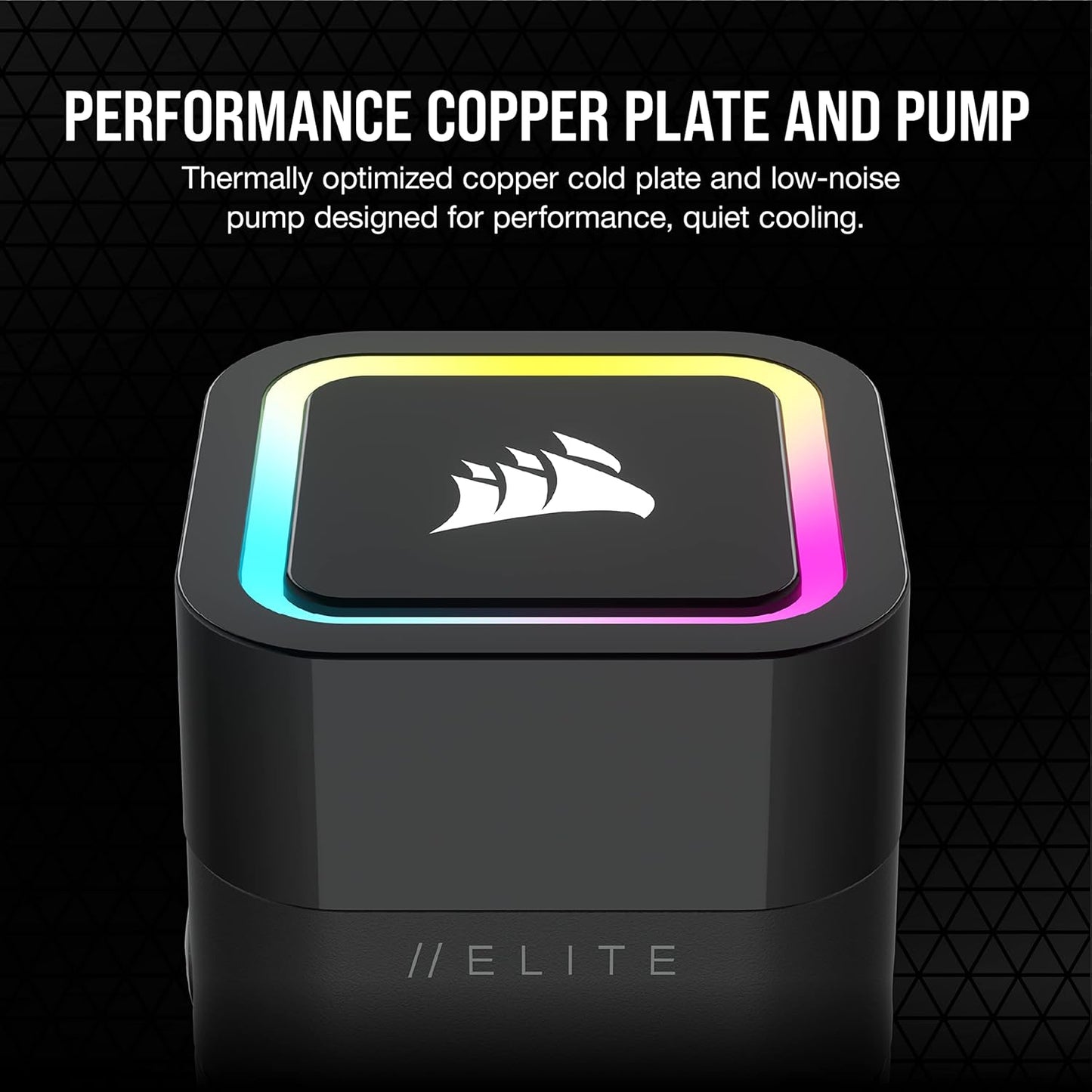 Corsair H100x RGB Elite Liquid CPU Cooler (CW-9060065-WW2) for Desktop-32 Dynamic LEDs SP120 Series PWM Fans with AirGuide Intel® LGA 1700, 1200, 115X, 2066, AMD® AM5/AM4 Sockets Black