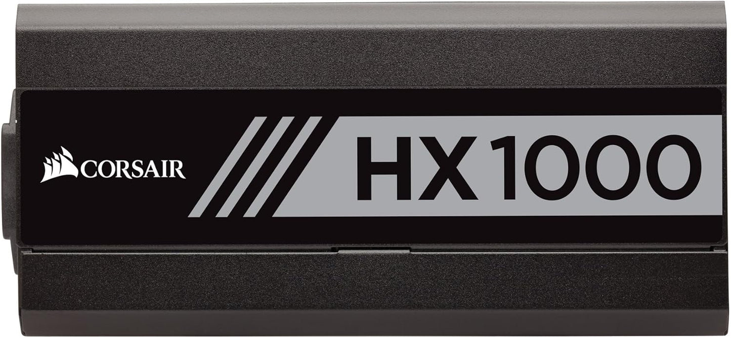 Corsair HX1000, 1000 Watt, Fully Modular Power Supply, 80+ Platinum Certified