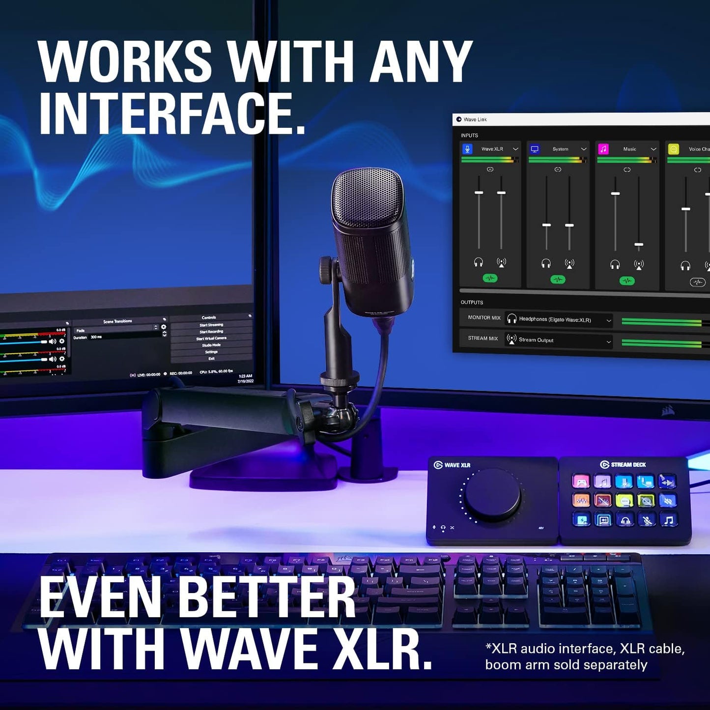 Elgato Wave DX - Dynamic XLR Microphone