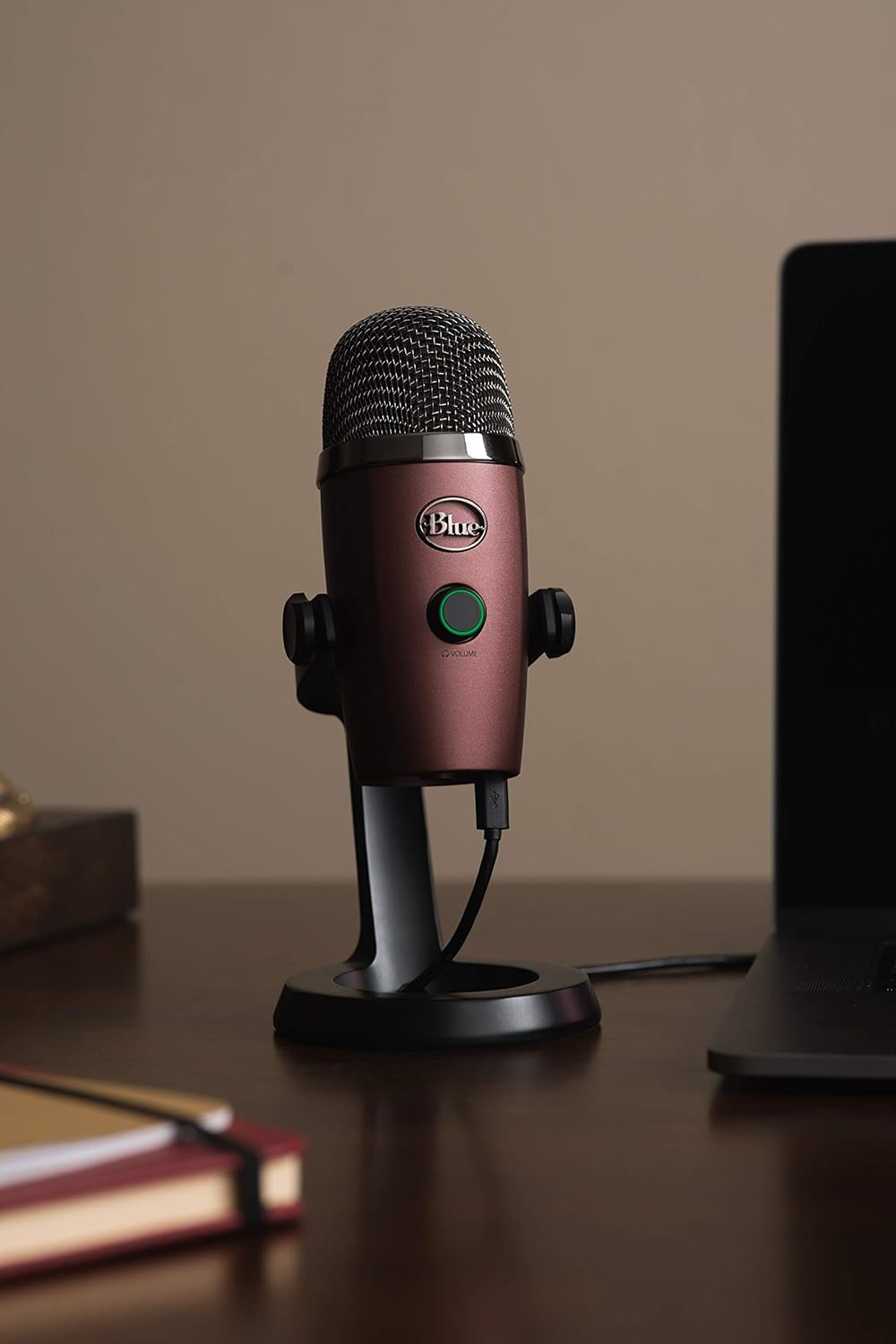 Blue Yeti Nano Premium USB Mic for Recording and Streaming, Red Onyx