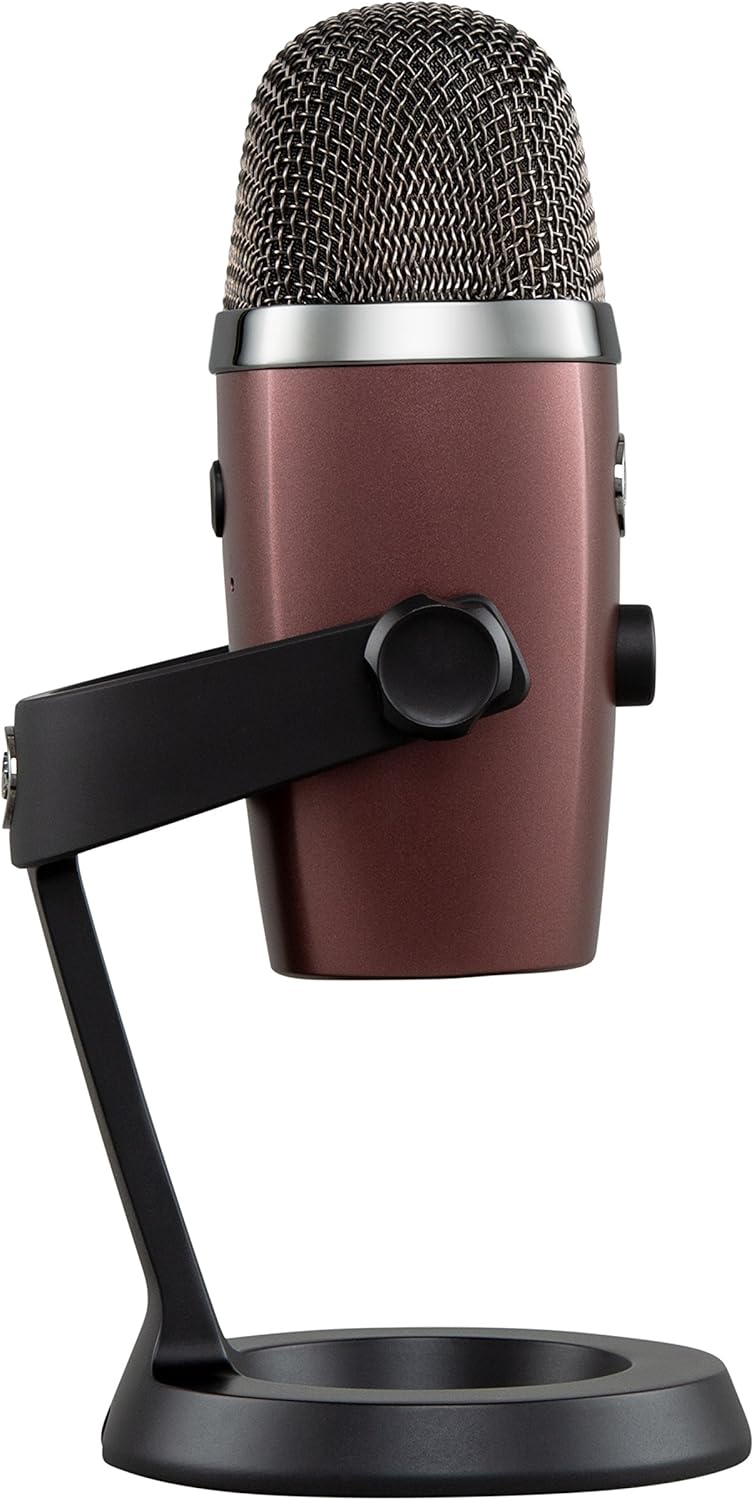 Blue Yeti Nano Premium USB Mic for Recording and Streaming, Red Onyx