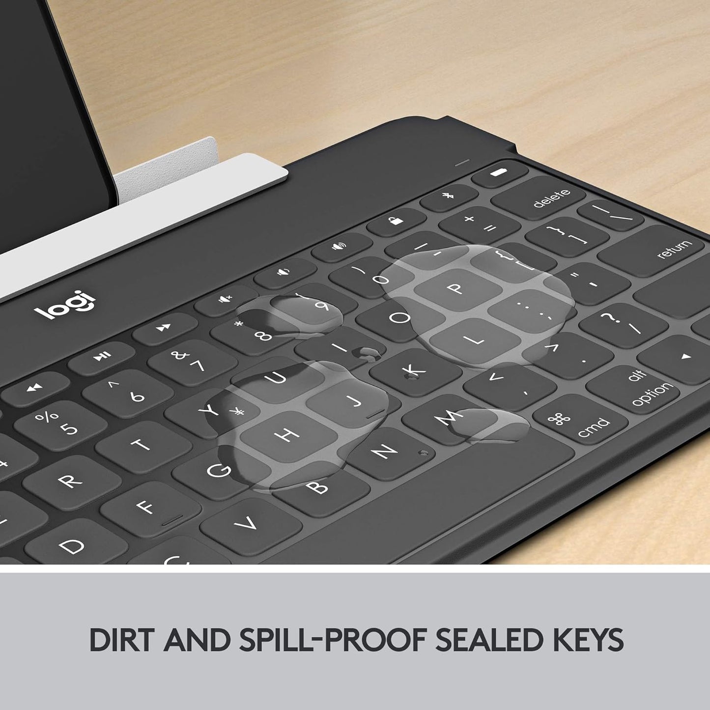 Logitech Keys-to-Go Ultra-Portable, Stand-Alone Keyboard COMPATIBLE DEVICES all iOS devices including iPad, iPhone and Apple TV