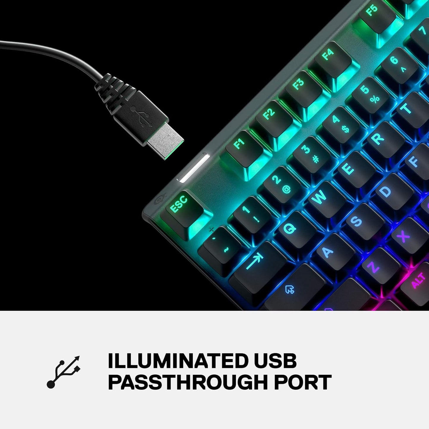 SteelSeries Apex 7 Gaming Keyboard with OLED Smart Display
