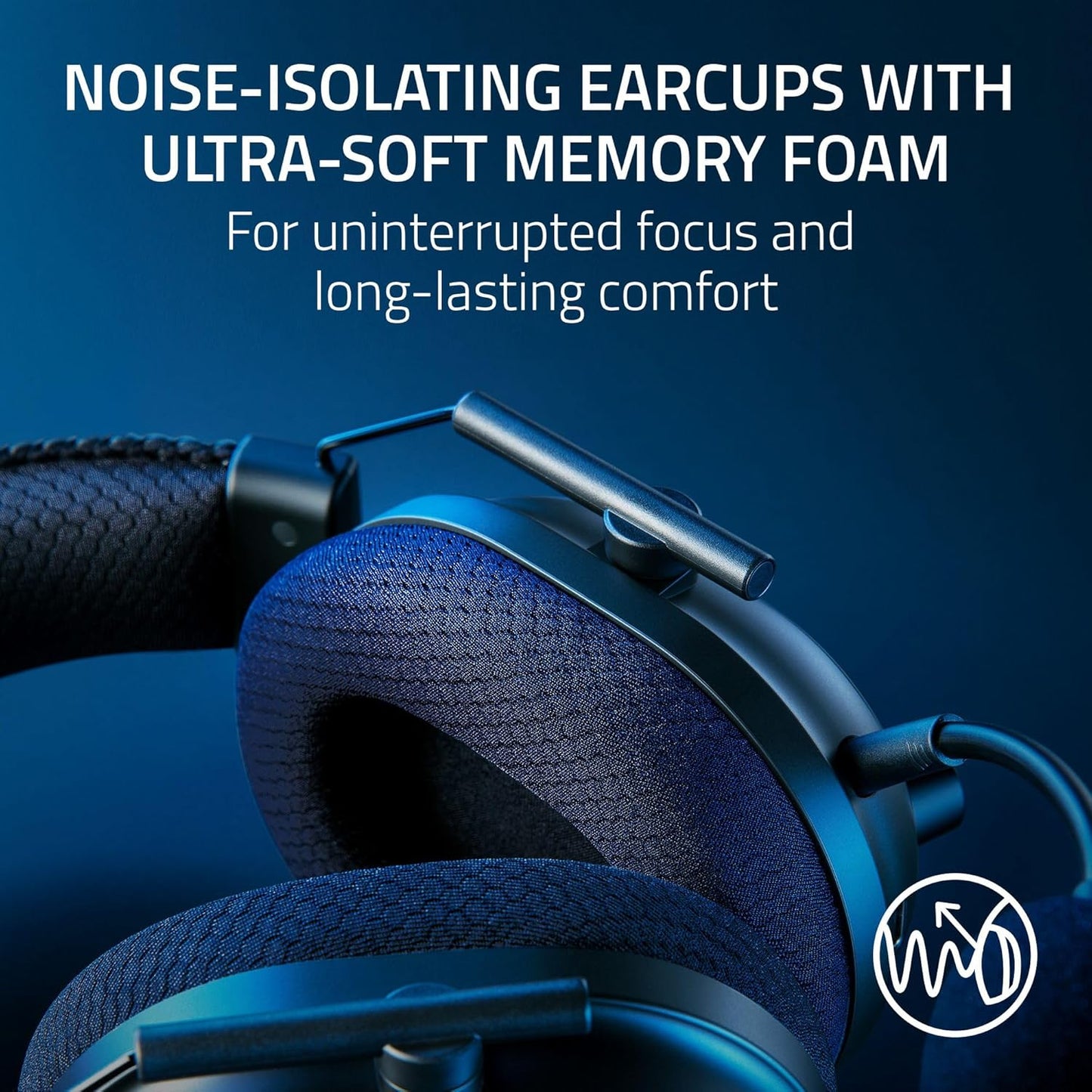 Razer BlackShark V2 Pro Wireless Gaming Headset 2023 Edition: Detachable Mic - Pro-Tuned FPS Profiles - 50mm Drivers - Noise-Isolating Earcups w/Ultra-Soft Memory Foam - 70 Hr Battery Life - Black