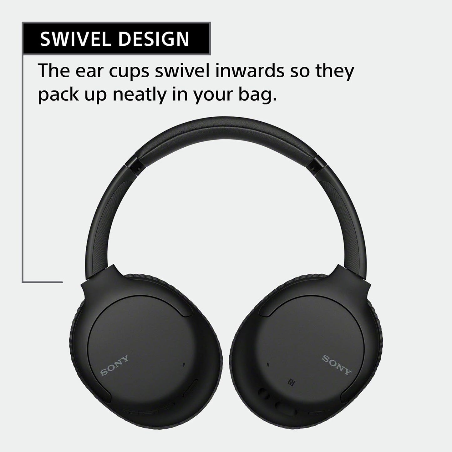 Sony Wireless Noise-Cancelling Over-The-Ear Headphones WH-CH710N - Black
