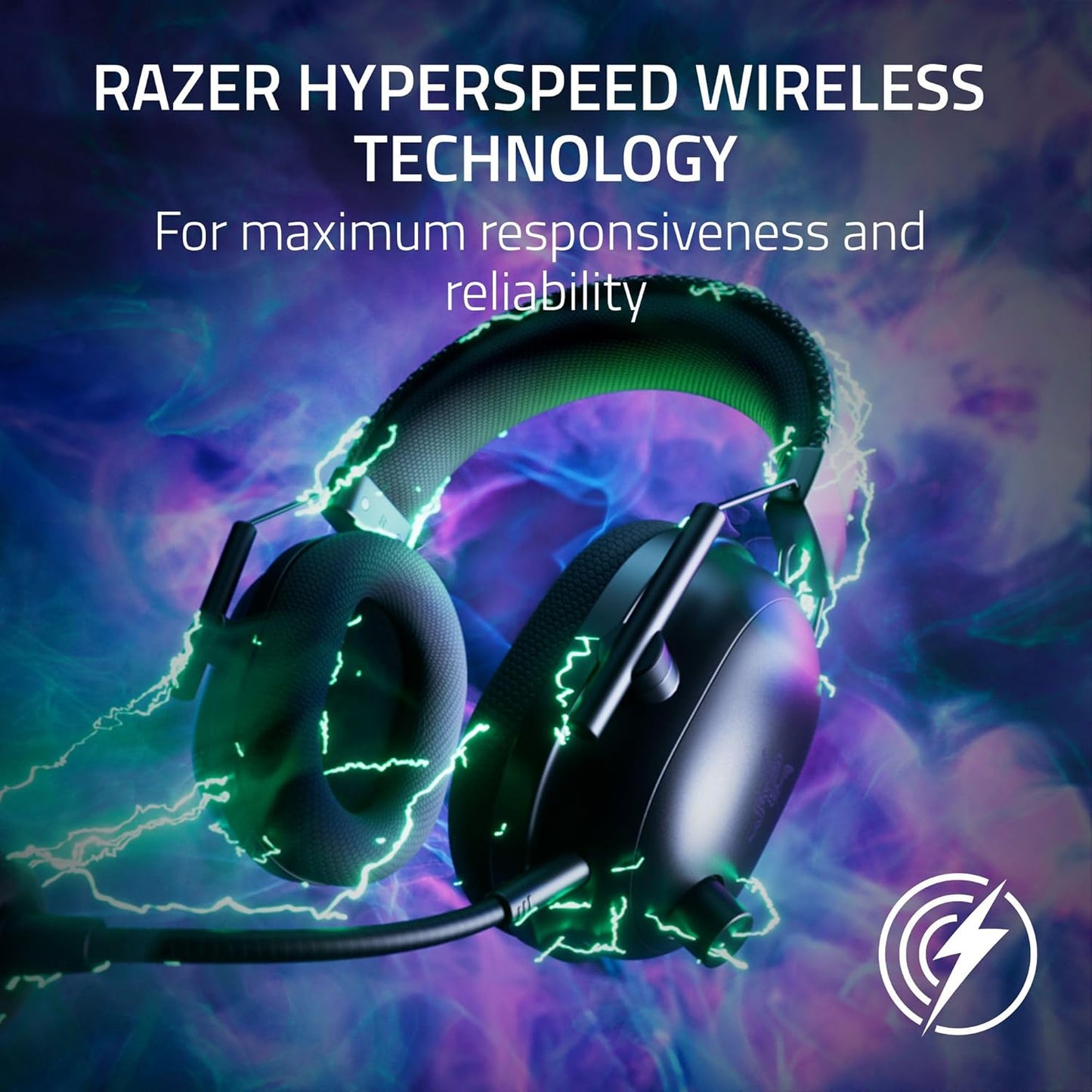 Razer BlackShark V2 Pro Wireless Gaming Headset 2023 Edition: Detachable Mic - Pro-Tuned FPS Profiles - 50mm Drivers - Noise-Isolating Earcups w/Ultra-Soft Memory Foam - 70 Hr Battery Life - Black