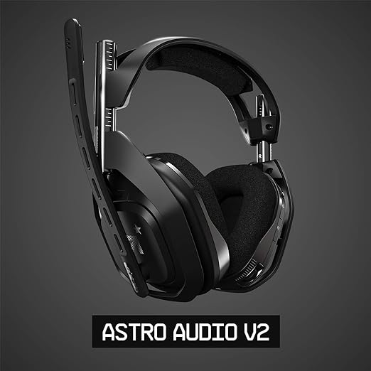 ASTRO Gaming A50 Wireless Headset + Base Station Gen 4 • Compatible With PS5, PS4, PC, Mac • Black/Silver