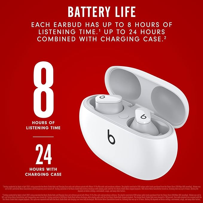Beats Studio Buds in White