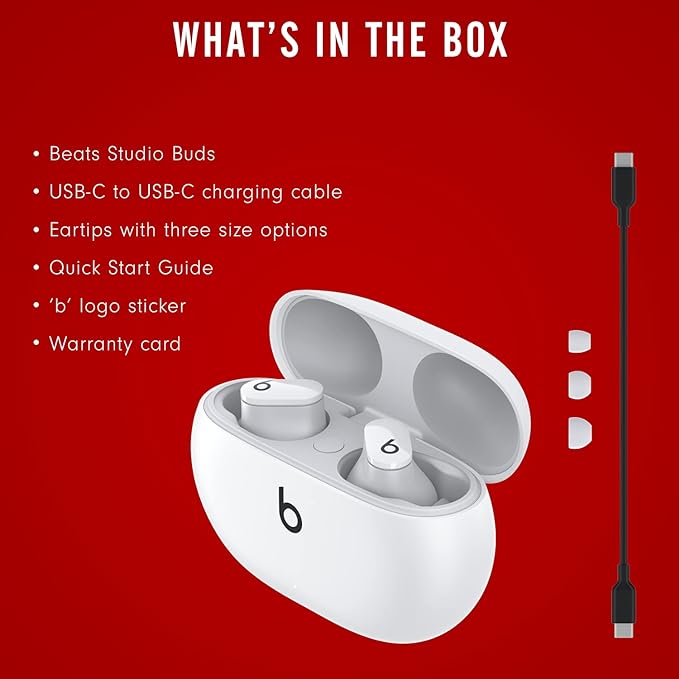 Beats Studio Buds in White