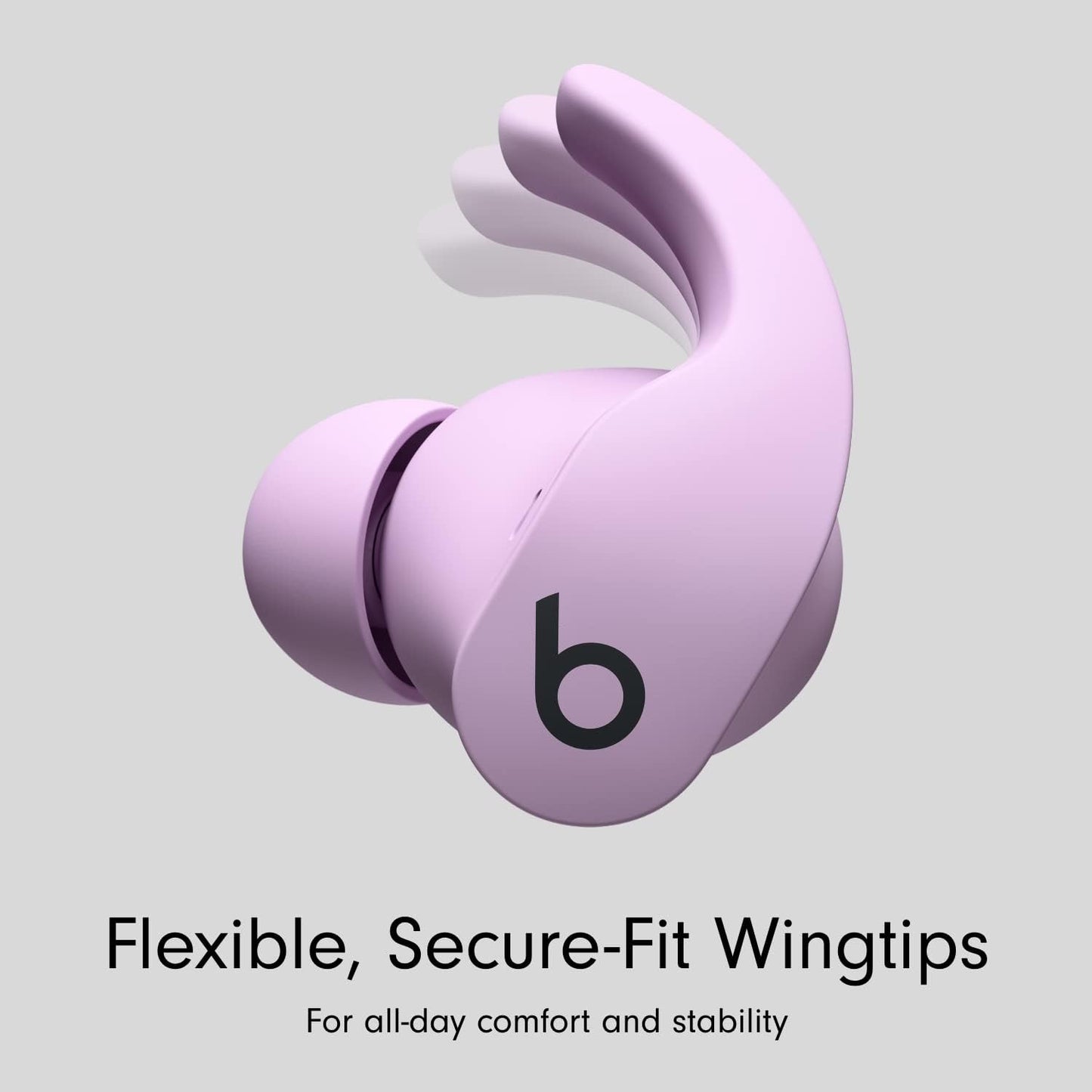 Beats Fit Pro - True Wireless Noise Cancelling Earbuds • Apple H1 Headphone Chip • Compatible with Apple & Android • Class 1 Bluetooth • Built-in Microphone • 6 Hours of Listening Time • Beats Stone Purple